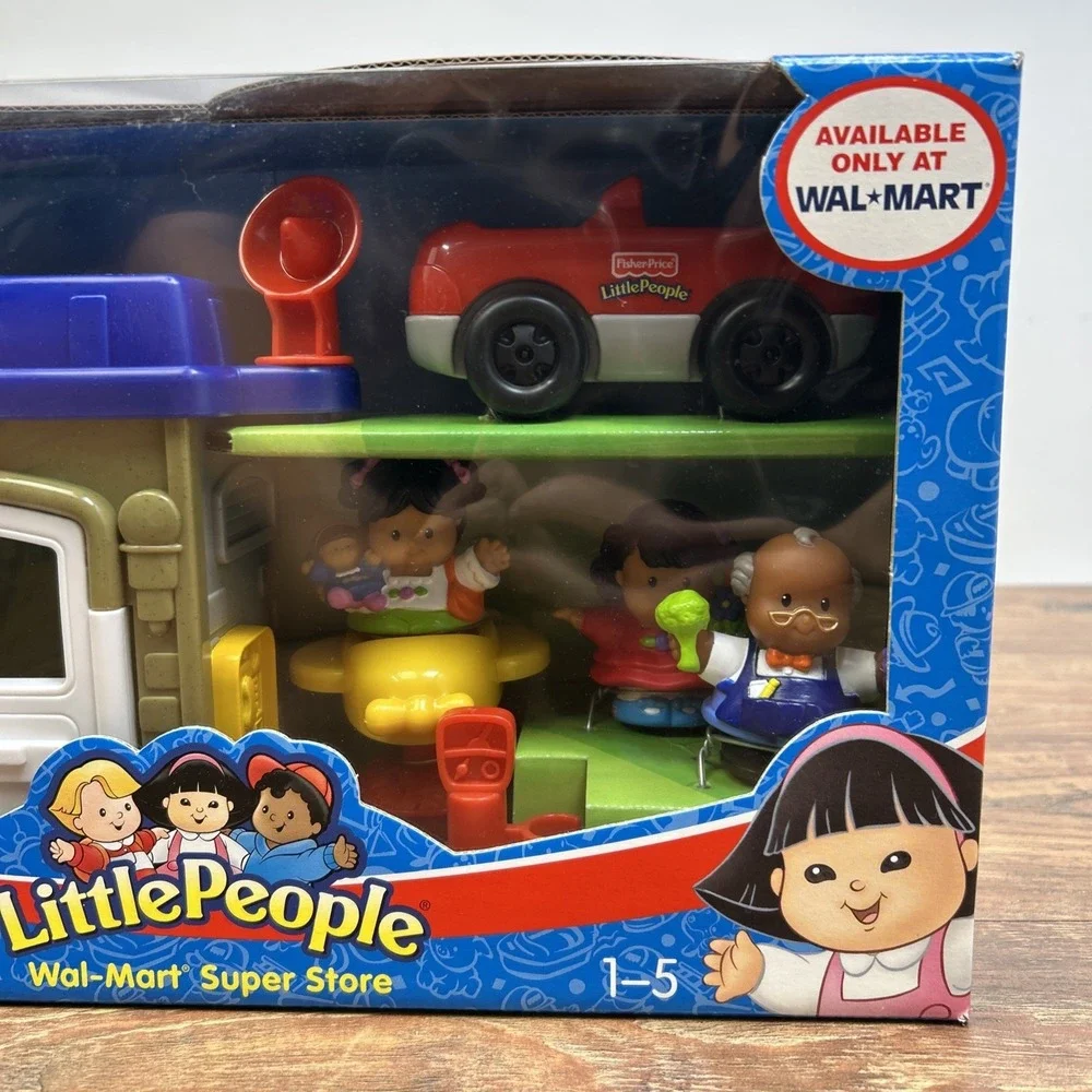 2005 Fisher Price Little People Wal-Mart Super Store Sealed New in Box J7735